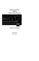 Harman-Kardon AVR-40-Owners-Manual 